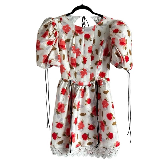 For Love And Lemons Dresses & Skirts - For Love & Lemons Jesse Puff Sleeve Floral Mini Dress NEW Size small